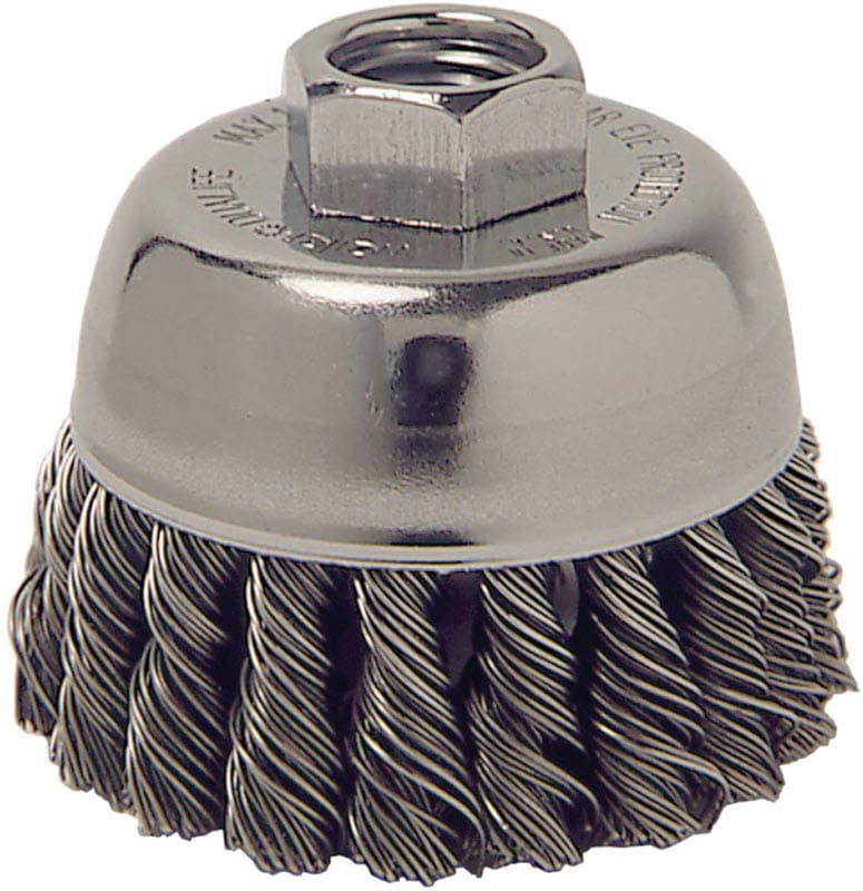 Weiler Cup Brush - 2-3/4" Steel Knot 13025