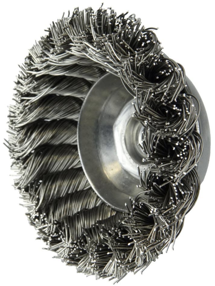 Weiler Abrasives Weiler Cup Brush - 3-1/2" Stainless Steel Knot 13163