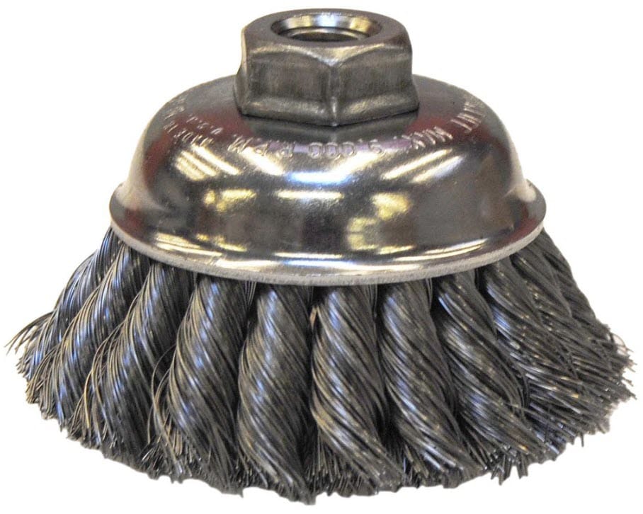 Weiler Abrasives Weiler Cup Brush - 3-1/2" Steel Knot 12736