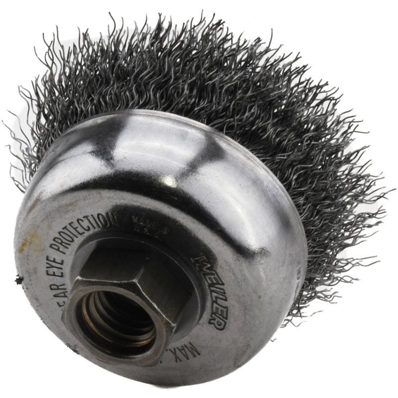 Weiler Abrasives Weiler Cup Brush - 3" Crimped Steel Wire 13245