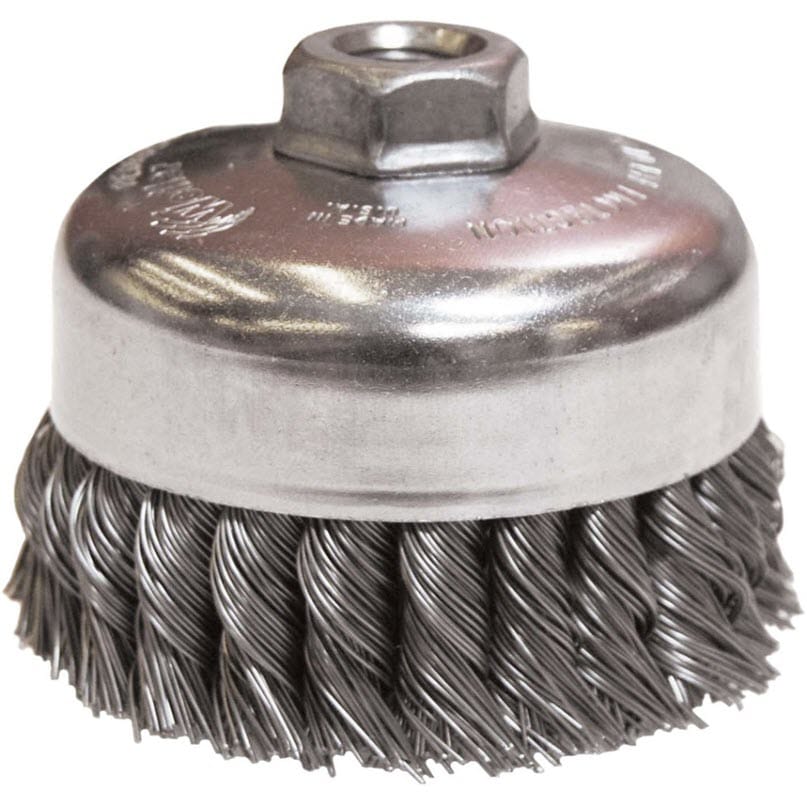 Weiler Abrasives Weiler Cup Brush - 4" Steel Knot 12316