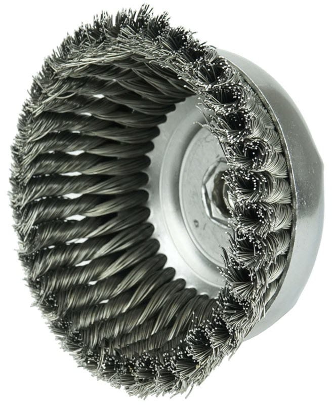 Weiler Abrasives Weiler Cup Brush - 6" Steel Knot 12376