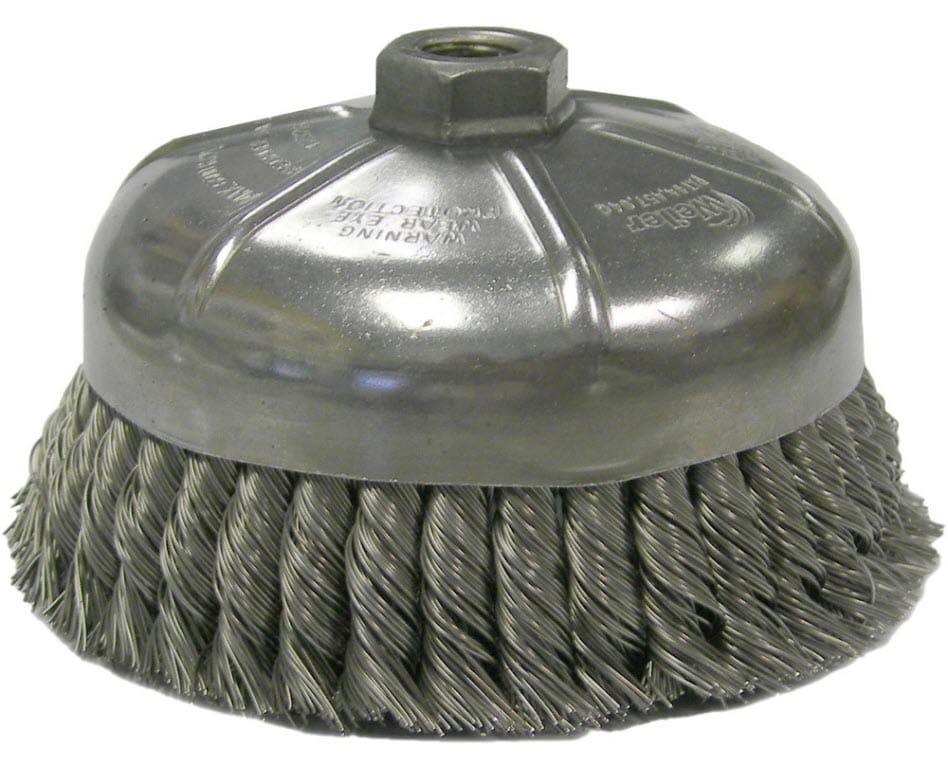 Weiler Abrasives Weiler Cup Brush - 6" Steel Knot 12376