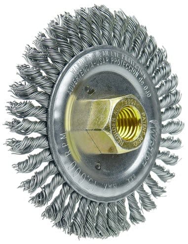 Weiler Abrasives Weiler Dually Stringer Bead Wheel - 4-1/2" Steel 79801