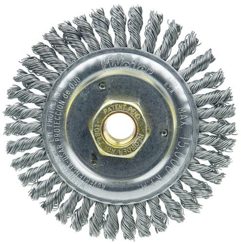 Weiler Abrasives Weiler Dually Stringer Bead Wheel - 4-1/2" Steel 79801