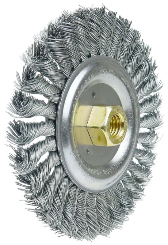 Weiler Abrasives Weiler Dually Stringer Bead Wheel - 6" Steel 79804