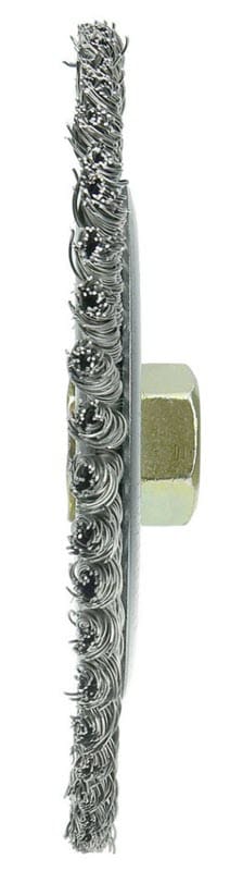 Weiler Abrasives Weiler Roughneck Jr. Root Pass Cleaning Brush-6" Stainless Steel 09500