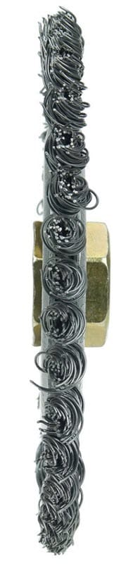 Weiler Abrasives Weiler Roughneck Jr. Stringer Bead Wheel - 5" Steel 08756