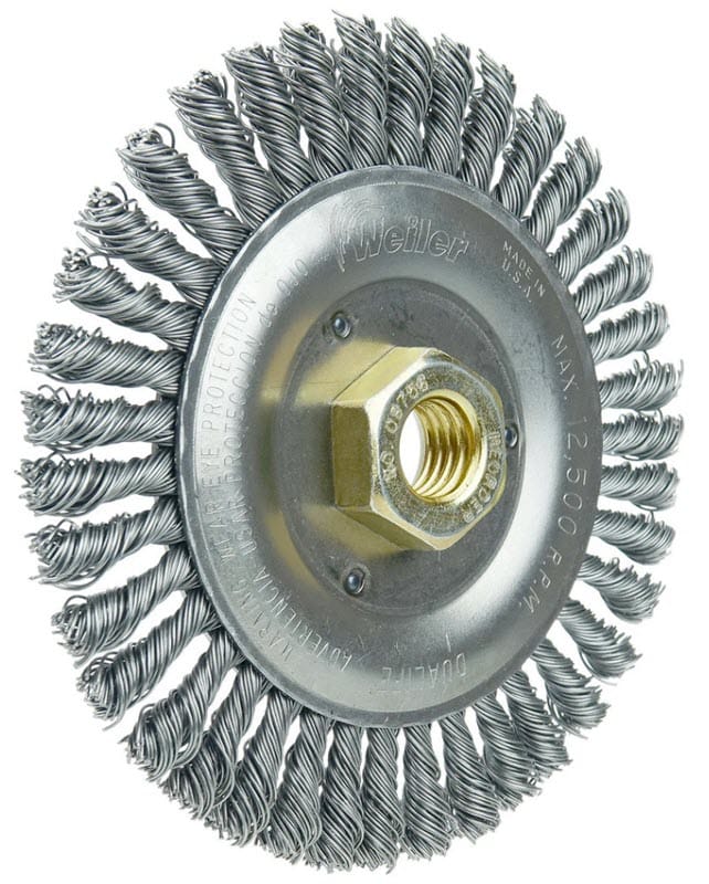 Weiler Abrasives Weiler Roughneck Jr. Stringer Bead Wheel - 5" Steel 08756