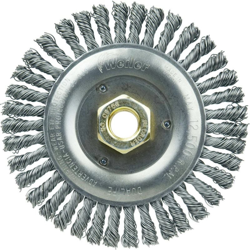 Weiler Roughneck Jr. Stringer Bead Wheel - 5" Steel 08756