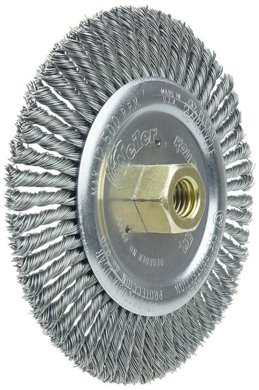 Weiler Abrasives Weiler Roughneck Jr. Stringer Bead Wheel - 6" Steel 09400