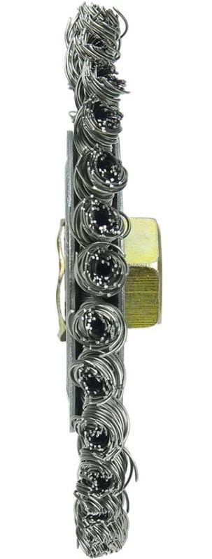Weiler Abrasives Weiler Roughneck Max Stringer Bead Wheel - 4" Stainless Steel 13138