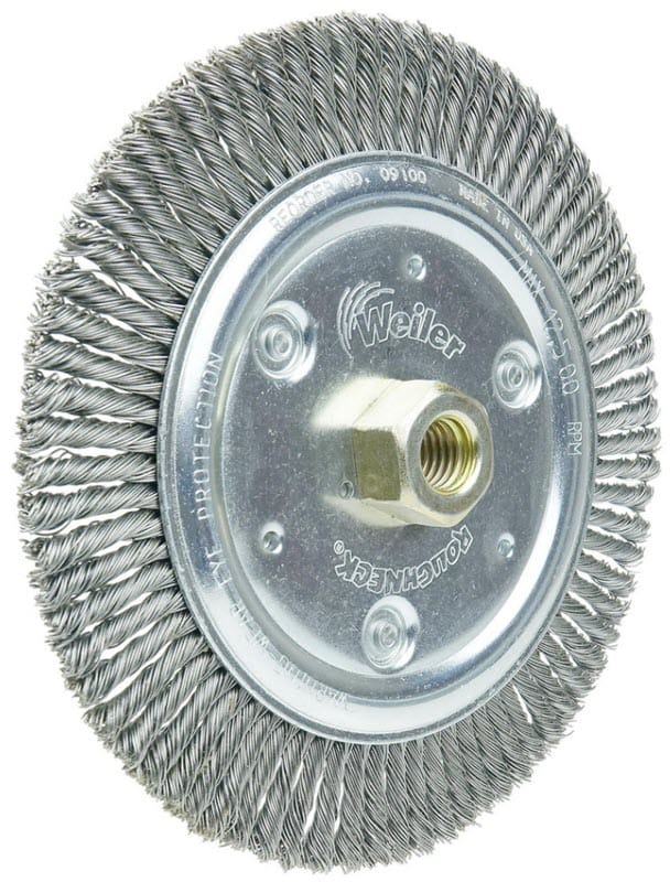 Weiler Abrasives Weiler Roughneck Sr. Stringer Bead Wheel - 7" Steel 09100