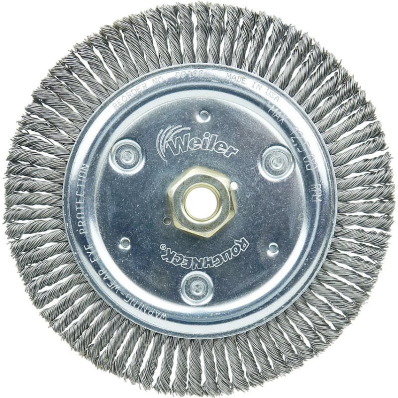 Weiler Abrasives Weiler Roughneck Sr. Stringer Bead Wheel - 7" Steel 09100
