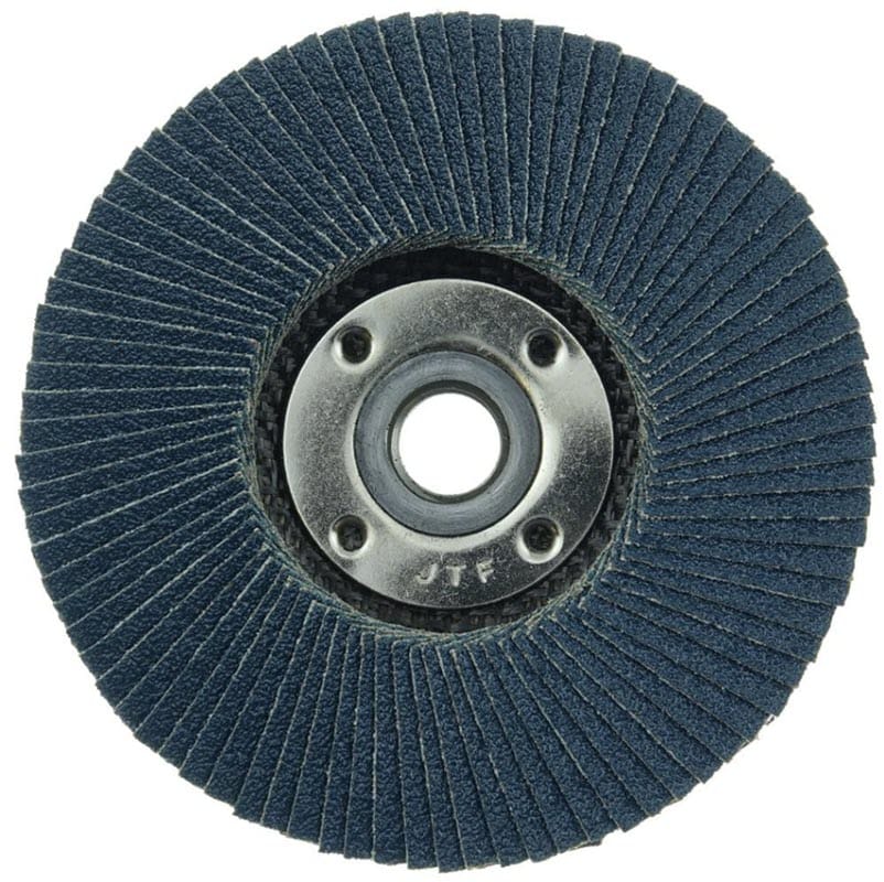 Weiler Abrasives Weiler Tiger Big Cat Flap Disc - 4 1/2" Type 27 w/Hub 40 Grit 50808