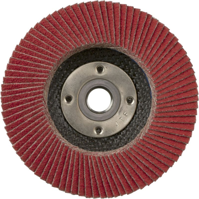 Weiler Abrasives Weiler Tiger Ceramic HD Flap Disc - 4 1/2" Type 27 w/Hub 40 Grit 50133