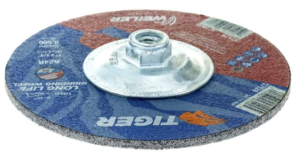 Weiler Abrasives Weiler Tiger Grinding Wheel w/Hub - 7" X 1/4" Type 27 57124