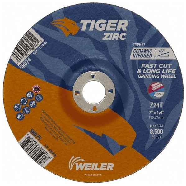 tiger Weiler Tiger Zirc Grinding Wheel - 7