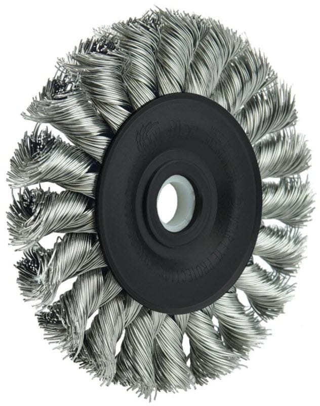 Weiler Abrasives Weiler Twist Knot Wire Wheel - 3" Stainless Steel 08264