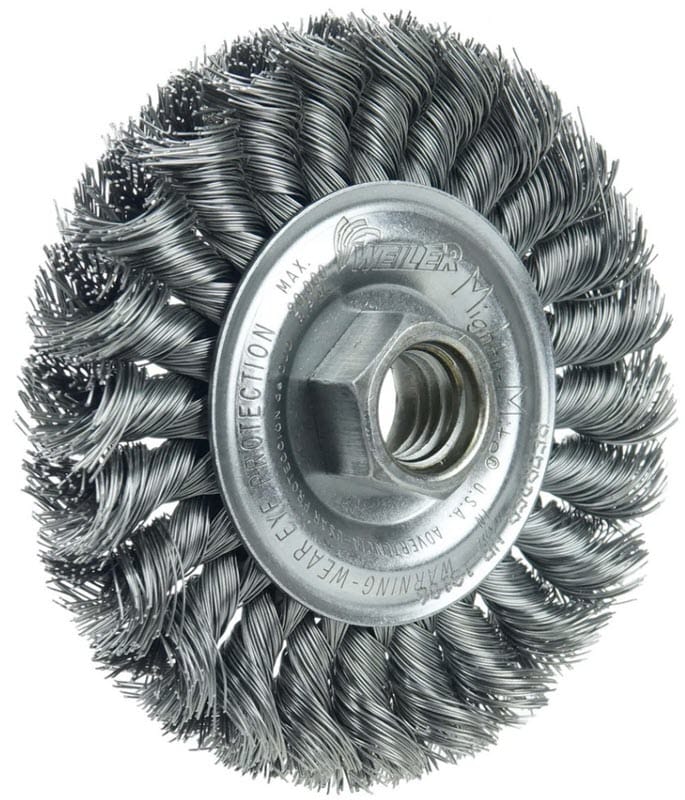 Weiler Abrasives Weiler Twist Knot Wire Wheel - 4" Steel 13106