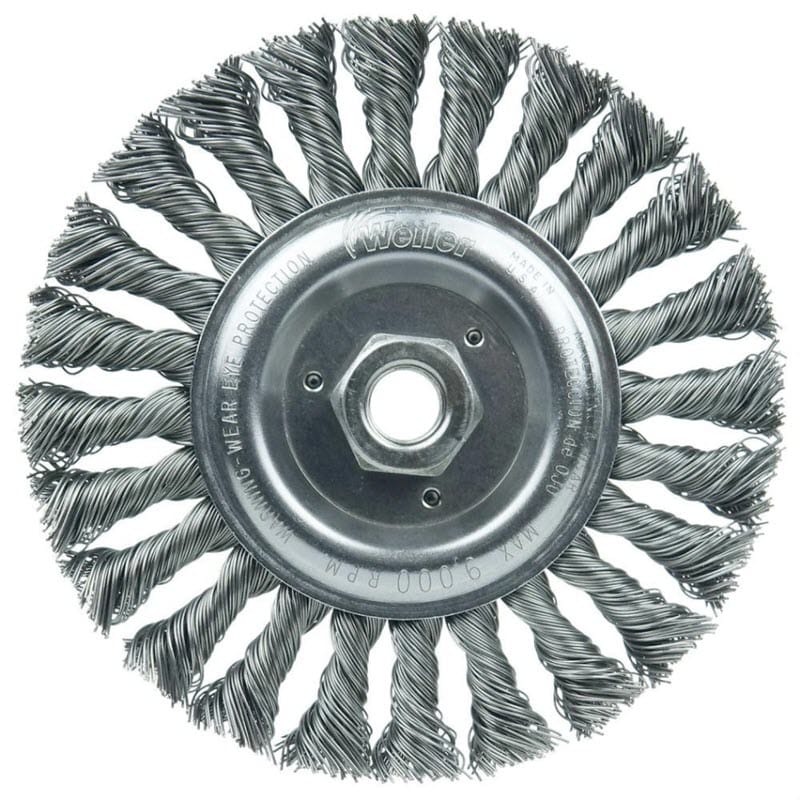 Weiler Abrasives Weiler Twist Knot Wire Wheel - 6" Steel 08106