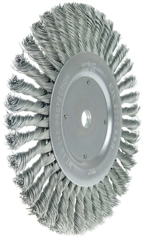 Weiler Abrasives Weiler Twist Knot Wire Wheel - 8" Steel 08615