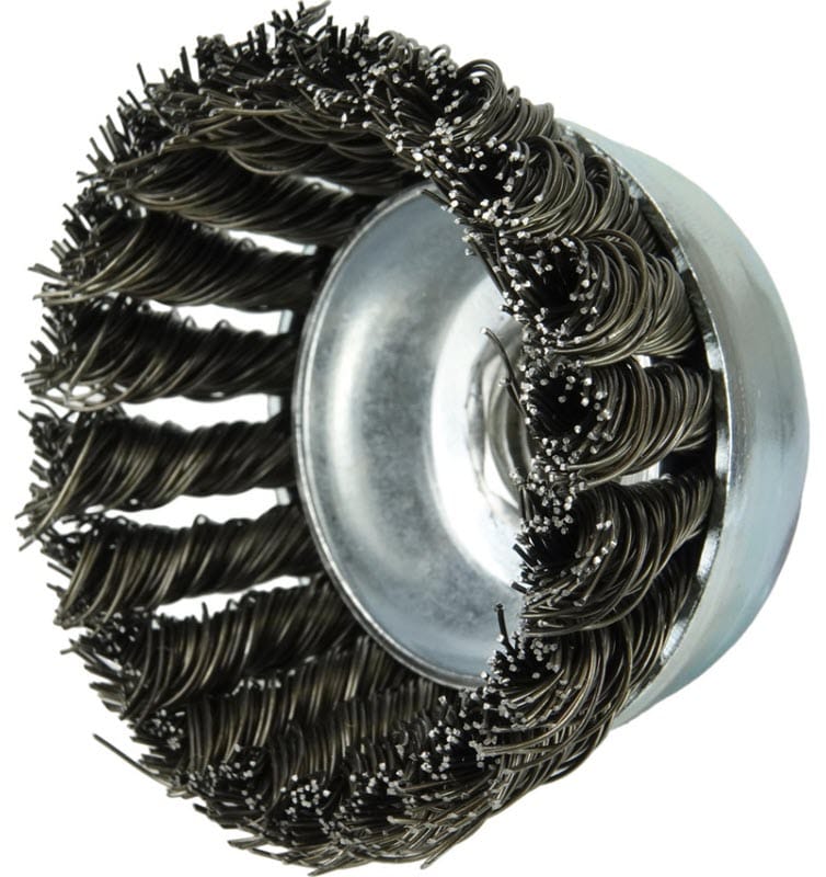 Weiler Abrasives Weiler Wolverine Cup Brush - 3" Steel Knot 36238