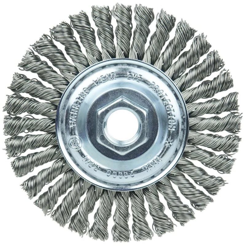 Weiler Wolverine Stringer Bead Wheel - 4" Steel 36218