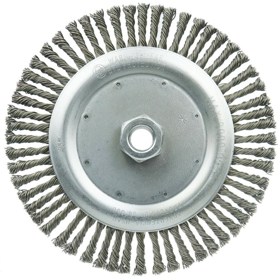 Weiler Wolverine Stringer Bead Wheel - 7" Steel 36297