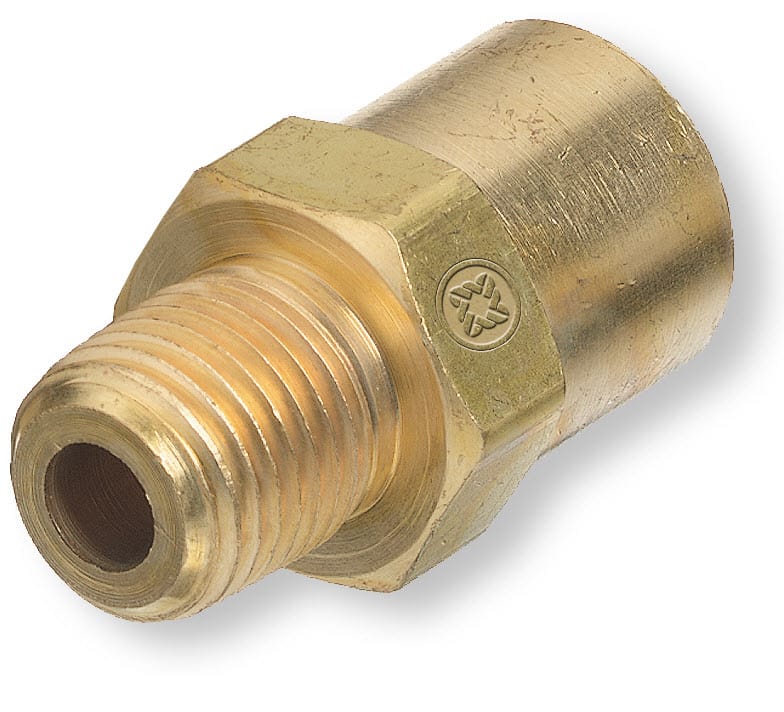 Western Inert "B" Hose (Female) RH to 1/4" NPT (Male) RH Adapter AW-15A