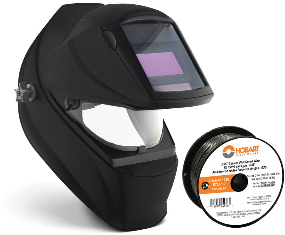 none Bundle Miller Classic VSi Welding Helmet PLUS 2# Spool Flux-Cored Wire
