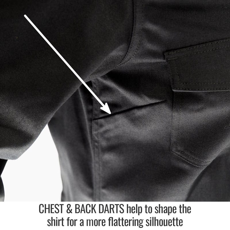 Black Stallion Clothing AngelFire Women's AR/FR Cotton Work Shirt WF3515-BK