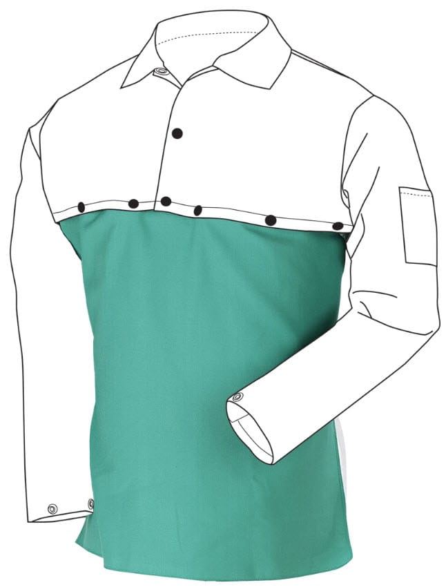 Black Stallion 20 Inch FR Cotton Welding Bib F9-20B