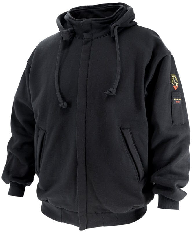 Black Stallion Clothing Black Stallion AR/FR Black Cotton Hooded Sweatshirt JF1331-BK