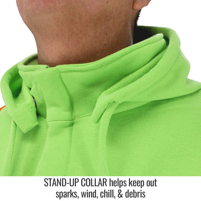 Black Stallion Clothing Black Stallion AR/FR Hi-Vis FR Cotton Sweatshirt JF1332-LM