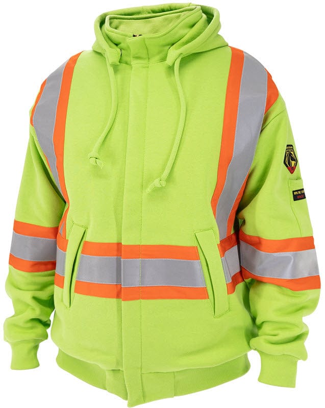 Black Stallion Clothing Black Stallion AR/FR Hi-Vis FR Cotton Sweatshirt JF1332-LM