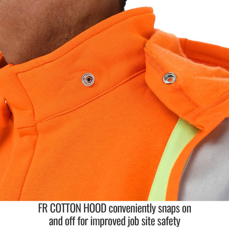 Black Stallion Clothing Black Stallion AR/FR Hi-Vis FR Cotton Sweatshirt JF1332-OR