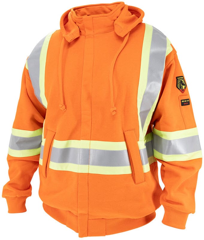 Black Stallion Clothing Black Stallion AR/FR Hi-Vis FR Cotton Sweatshirt JF1332-OR