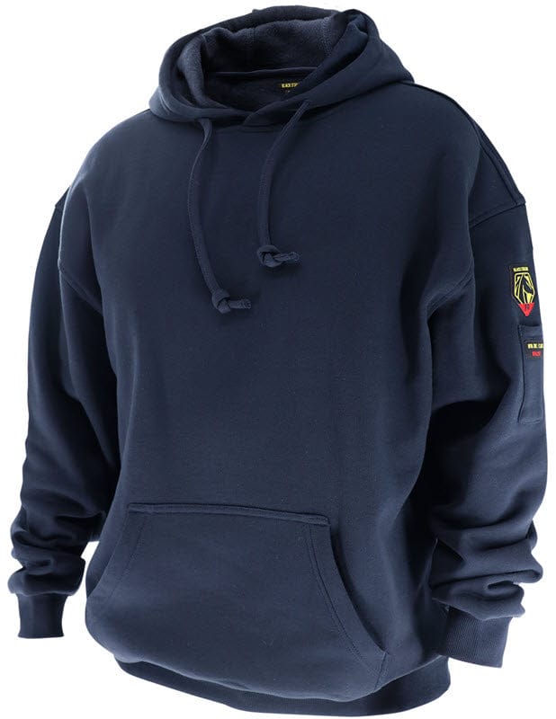 Black Stallion Clothing Black Stallion AR/FR Navy Cotton Hooded Sweatshirt JF1340-NV