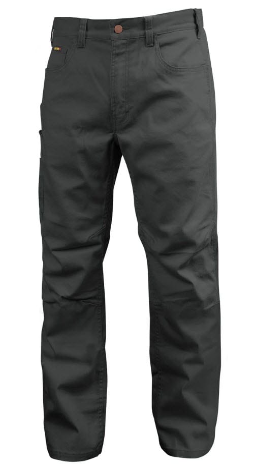 Black Stallion charcoal work pants with belt loops and pockets