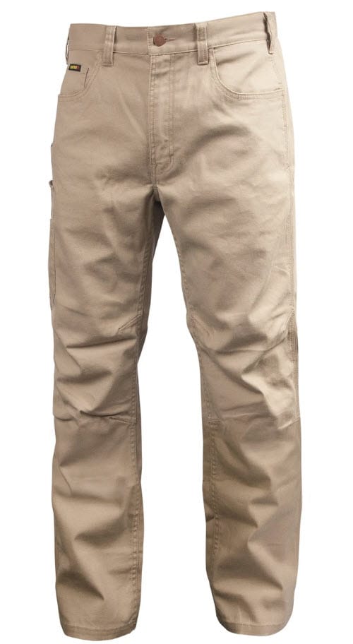 Black Stallion tan work pants with belt loops and side pockets