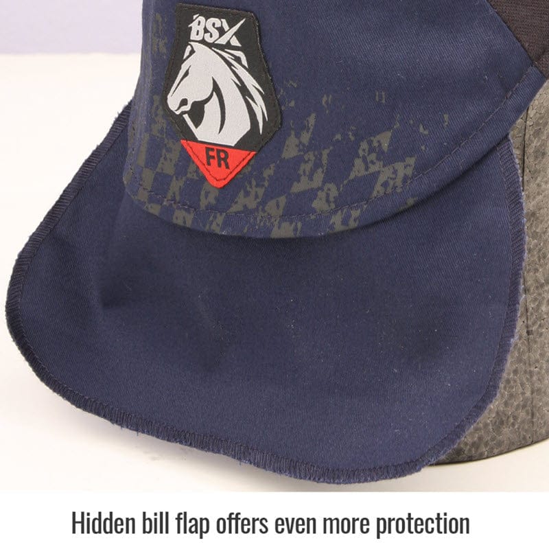 Black Stallion Clothing Black Stallion BSX Silicon Grip FR Cotton Welding Cap AH1631-NB