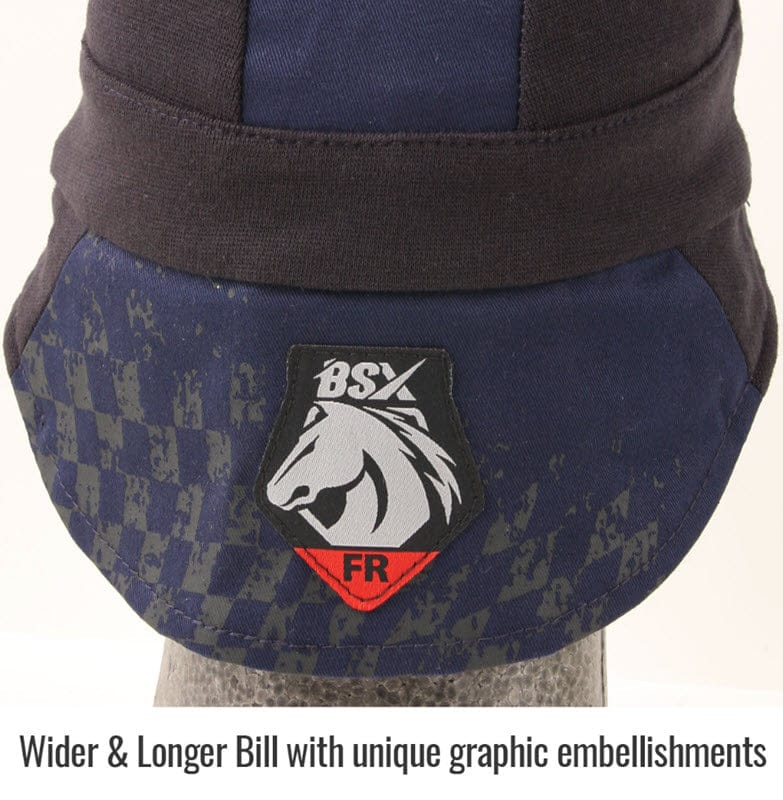 Black Stallion Clothing Black Stallion BSX Silicon Grip FR Cotton Welding Cap AH1631-NB