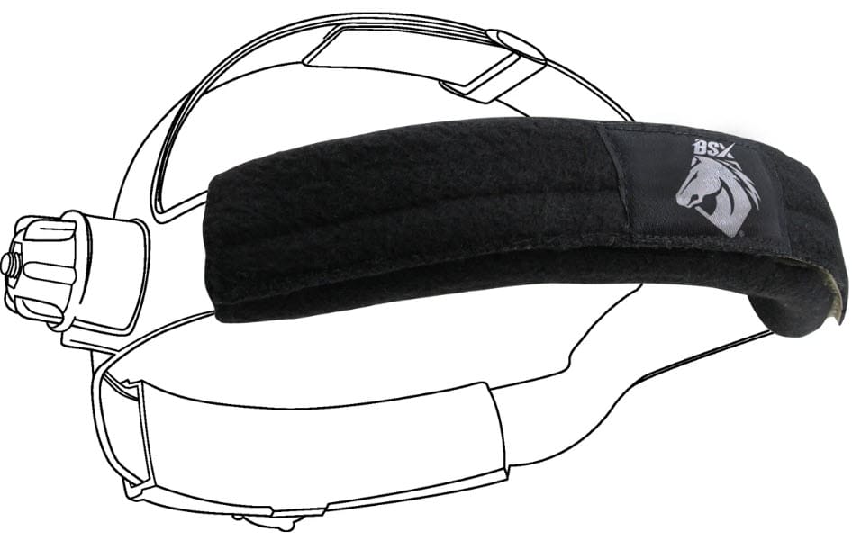 Black Stallion BSX Welding Helmet Sweatbands BC5SB-BK
