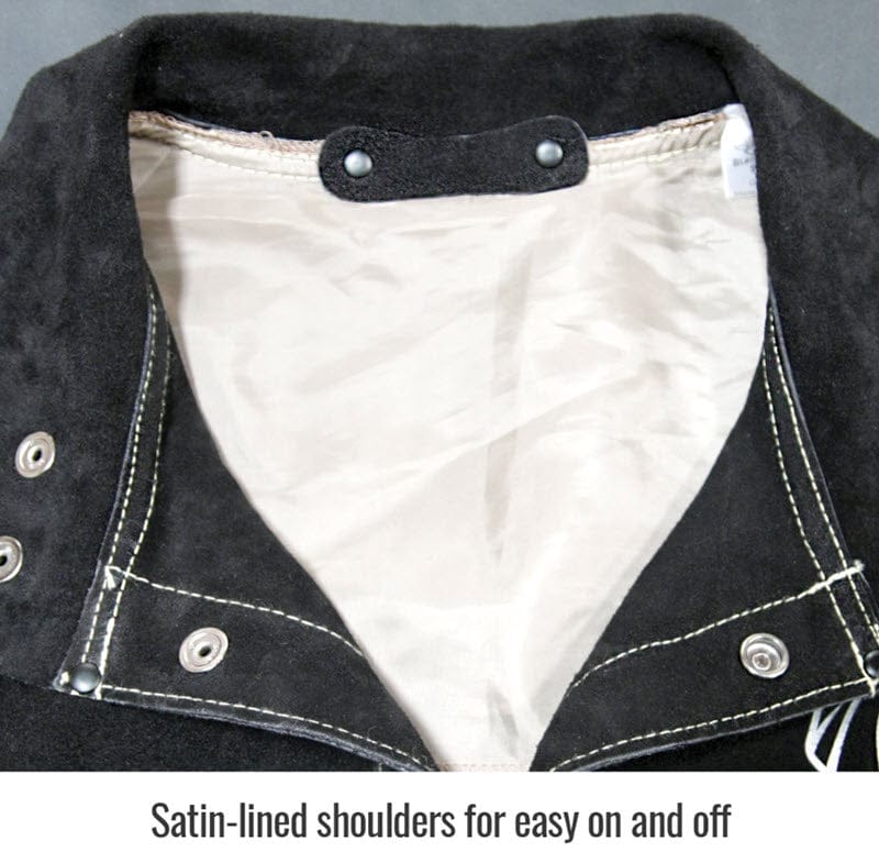 Black Stallion Clothing Black Stallion Color Block Leather Welding Jacket JL1030-BB