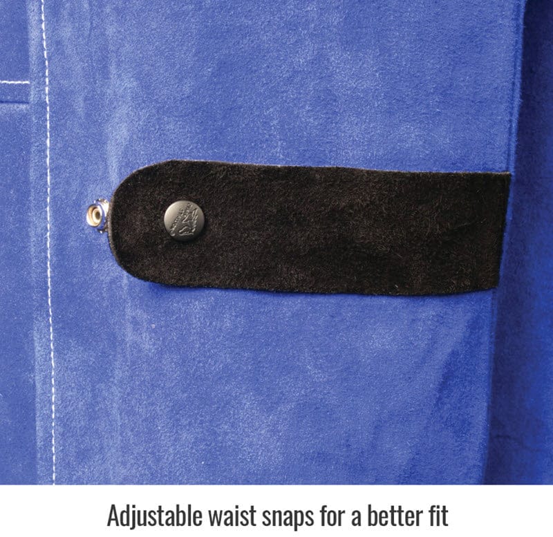 Black Stallion Clothing Black Stallion Color Block Leather Welding Jacket JL1030-BB