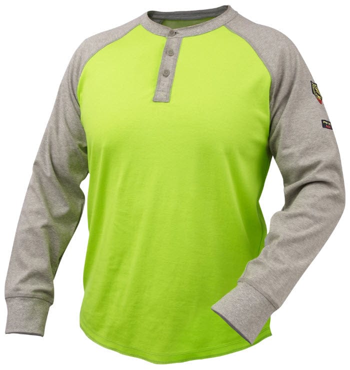 Black Stallion Clothing Black Stallion Flame Resistant 7 oz. Cotton Jersey Henley TF2520-GL