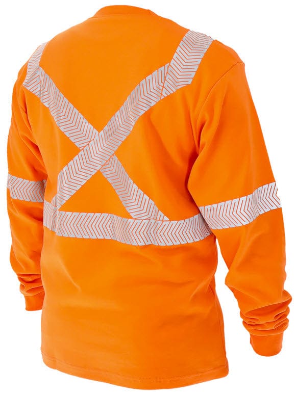 Black Stallion Clothing Black Stallion Flame Resistant Hi Vis Orange Cotton T-Shirt TF2511-OR