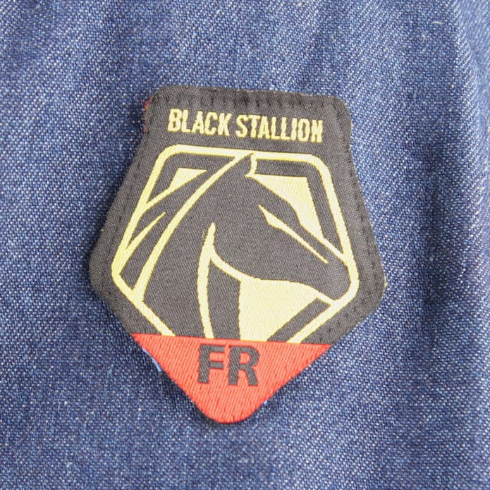 Black Stallion Clothing Black Stallion FR Cotton Denim Work Shirt FS8-DNM