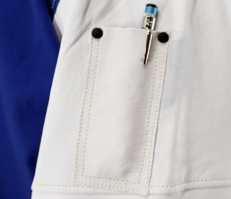 Black Stallion Clothing Black Stallion Grain Goatskin & FR Cotton Hybrid Welding Jacket JH3010-RB